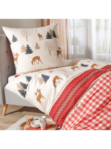 Traumschlaf Bettwäsche Landhaus in rot