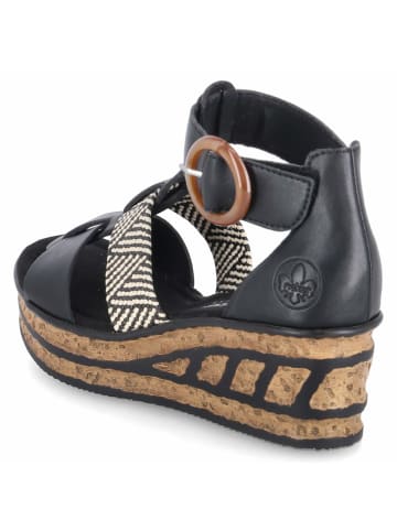 rieker Sandalette in schwarz
