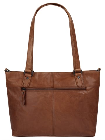 SPIKES & SPARROW Shopper in cognac