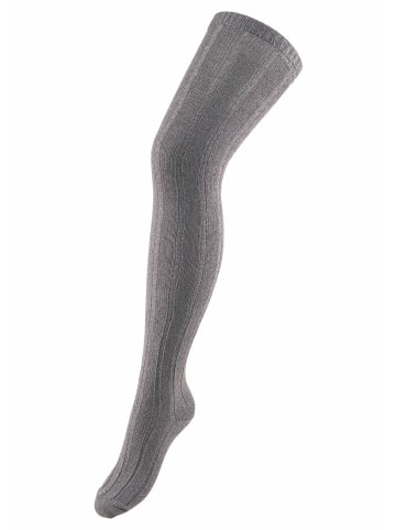 LAVANA basic Overknees in schwarz-meliert, grau-meliert