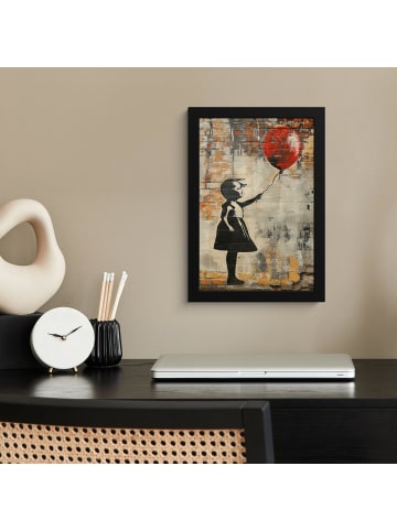 MuchoWow Poster mit Leiste Ballon