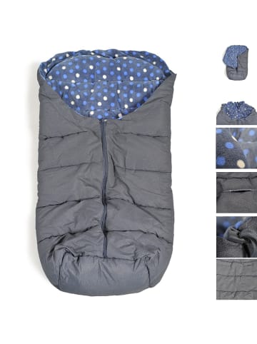 Cangaroo Fußsack Cuddle in blau