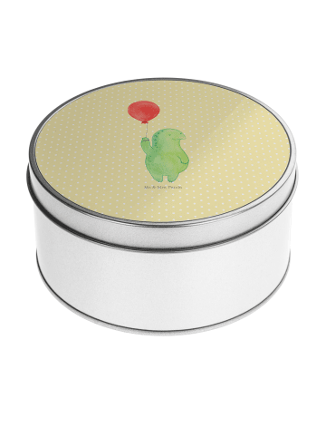 Mr. & Mrs. Panda Kaffeedose Schildkröte Luftballon ohne Spruch in Gelb Pastell