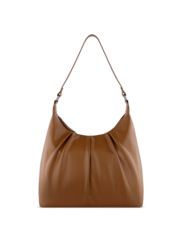 Bugatti Mila - Schultertasche 31 cm (schwarz) in cognac