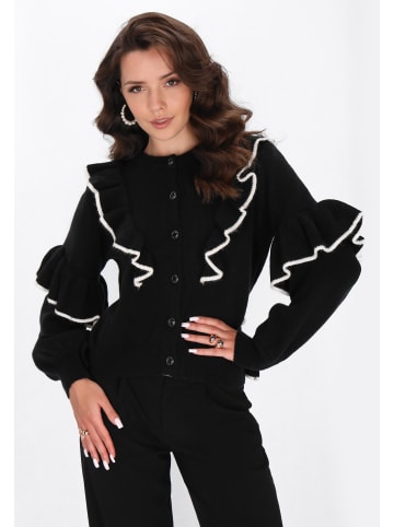 faina Cardigan in black white