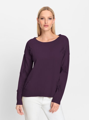 Heine Feinstrickpullover in traube