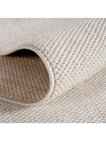 Teppich Boss Kurzflor Teppich Helix 2200, rund - Creme