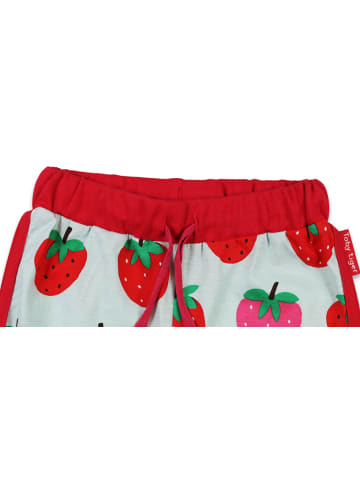 Toby Tiger Shorts mit Erdbeer Print in rot