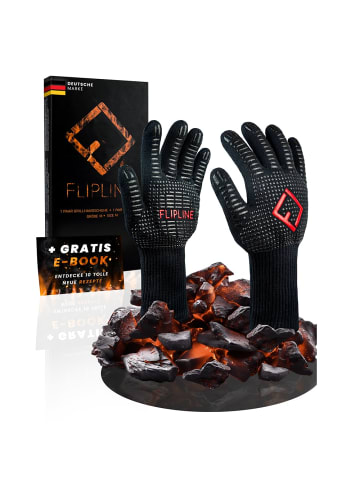 Flip Grillhandschuhe M Schwarz
