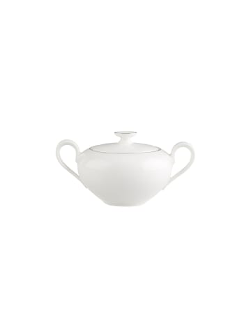 Villeroy & Boch Zuckerdose Anmut Platinum No.1 290 ml weiß in weiß