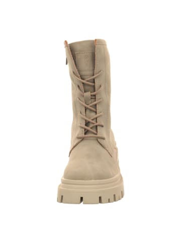Indigo Damenschnürrstiefel warm flach  in  Beige