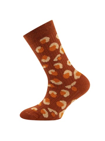 ewers 3er-Set Socken 3er Pack Leo/Ringel/Rippe in kupfer-dunkel beige mel.