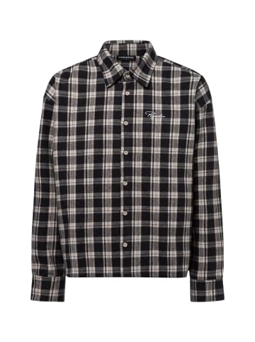 PEGADOR Overshirt BEVILL in anthrazit ecru