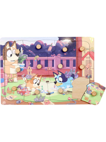 Bluey Knopfpuzzle Motiv in multicolor