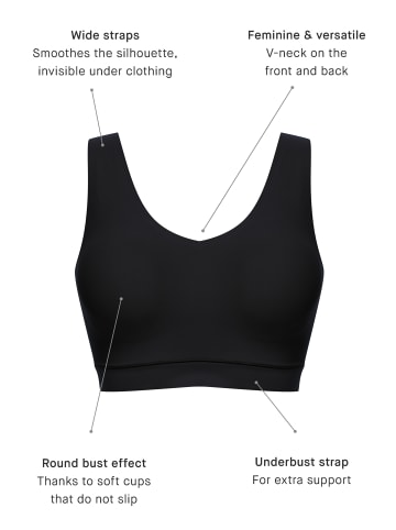 Chantelle Bustier in schwarz