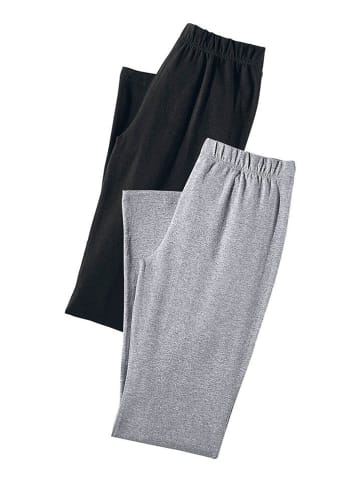 Vivance Active Caprihose in 1x schwarz, 1x grau meliert