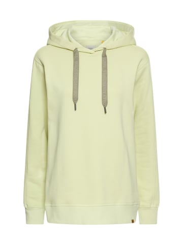 Camel Active Hoodie aus reiner Baumwolle in Limettengrün