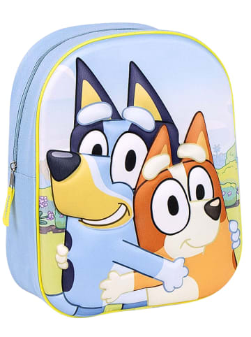 Bluey Kinderrucksack Bluey 3D (H) 31 cm in Hellblau