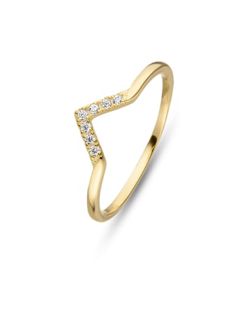 Fiocco Jewelry Silber-Ring Crown in Gold