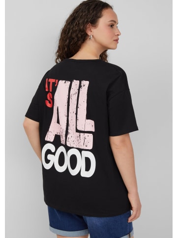 QS T-Shirt in 99D0_schwarz
