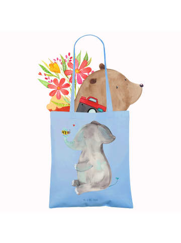 Mr. & Mrs. Panda Uni Tasche Elefant Biene ohne Spruch in Sky Blue