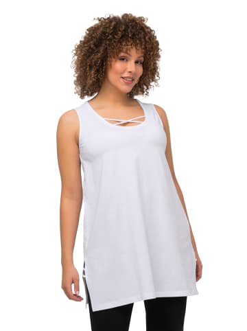 Ulla Popken Strick-Top in schneeweiß