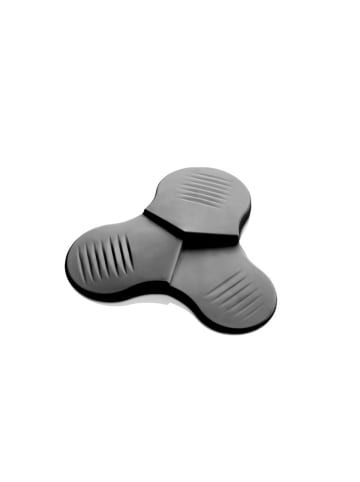 Michelino Türstopper aus Kunststoff - Dreiseitig, rutschfest & bodenschonend, in Grau