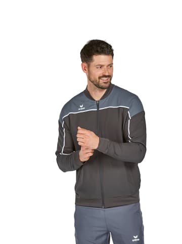 erima Herren Change By Erima Präsentationsjacke in black grey/slate grey/weiß