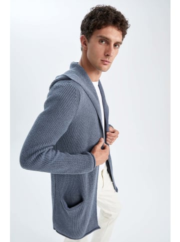 DeFacto Cardigan REGULAR FIT in Dunkel Indigo