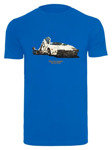 Mister Tee T-Shirts in cobalt blue