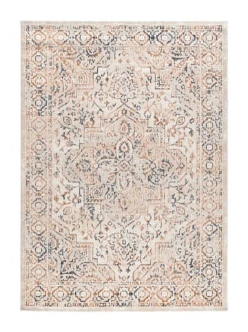 Atticgo Kurzflor-Teppich KEOPS in beige/kupfer/blau