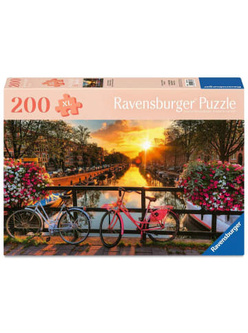 Ravensburger Ravensburger Puzzle 200 Teile Fahrräder in Amsterdam in bunt