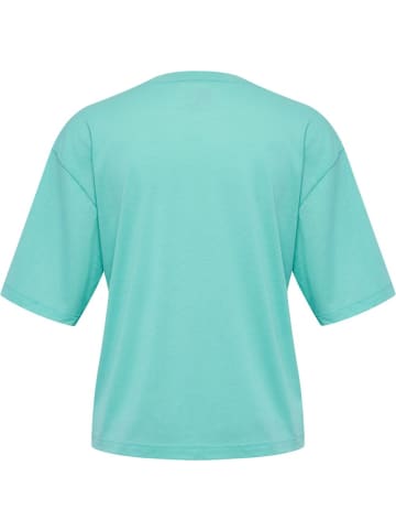 Hummel T-Shirt "Mt Vanja Boxy Short T-Shirt" in Blau