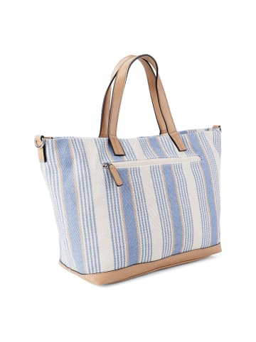 Tom Tailor Gilda Shopper Tasche L 46 cm stripes blue
