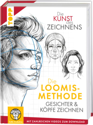 Frech Buch - Die Kunst des Zeichnens. Die Loomis-Methode. Gesichter & Köpfe