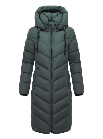 Navahoo Steppmantel Sahnekatzii XIV in Stone Green