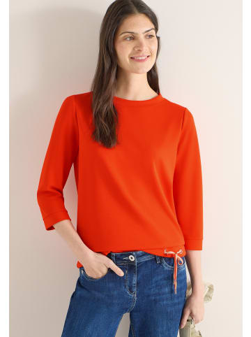 Cecil Soft Touch Shirt in Cherry Tomato Orange