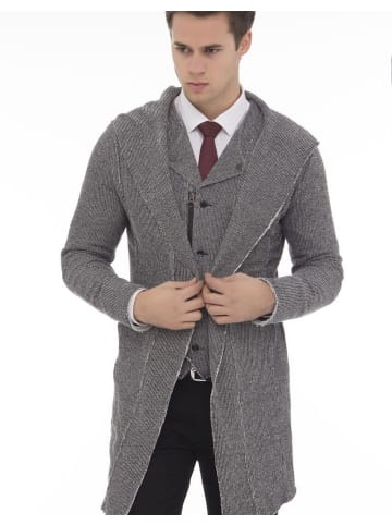 Ron Tomson Strickjacke in SCHWARZ/ WEISS