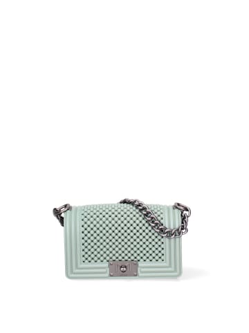 Marc Ellis Handtasche in LIGHT GREEN AND SILVER