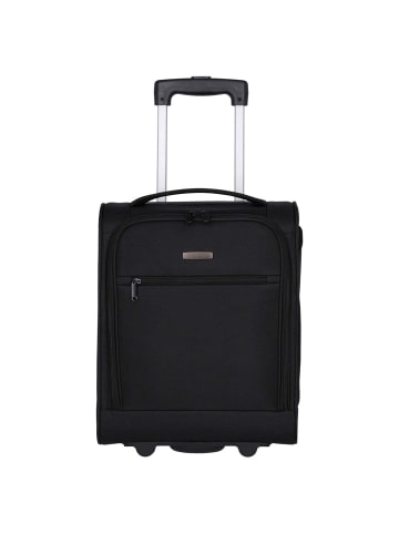 travelite Cabin Underseater - 2-Rollen-Kabinentrolley XS 43 cm (petrol) in schwarz