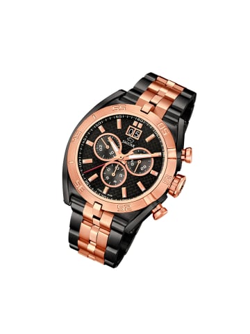 Jaguar Chronograph-Armbanduhr Jaguar Special Edition schwarz, rosegold groß (ca. 46mm)