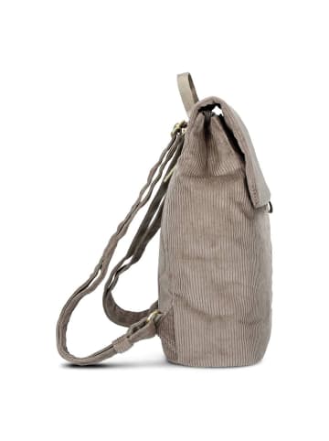 Zwei Mademoiselle.M Daypack 35 cm Laptopfach in cord mocca