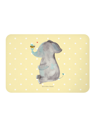 Mr. & Mrs. Panda Magnet Elefant Biene ohne Spruch in Gelb Pastell