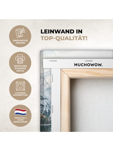 MuchoWow Leinwand bilder Bergsee (BxH)