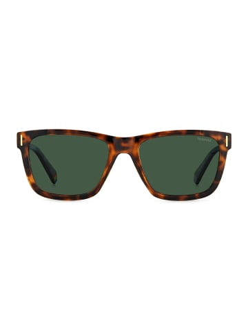 Polaroid Unisex Sonnenbrille Quadratisch Braun