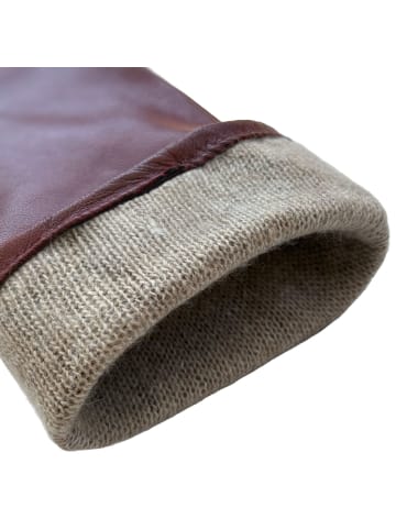 Kessler Olivia Cashmere Handschuhe Leder in bordeaux