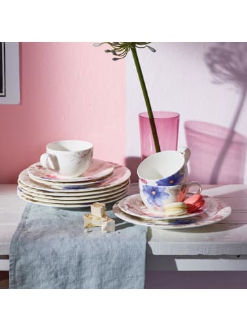 Villeroy & Boch 18er Set Teeservice Mariefleur Gris Basic in in bunt