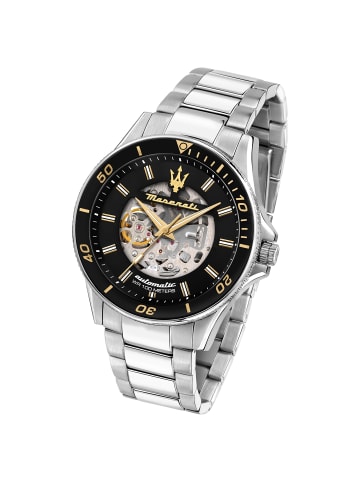 Maserati Automatik-Armbanduhr Maserati Sfida silber groß (ca. 44mm)