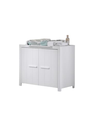 58 aufm Kessel WICKELAUFSATZ Karalynn 76x54x10 aus MDF in Weiß