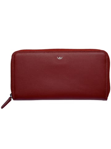 Golden Head Polo Geldbörse RFID Schutz Leder 20 cm rot